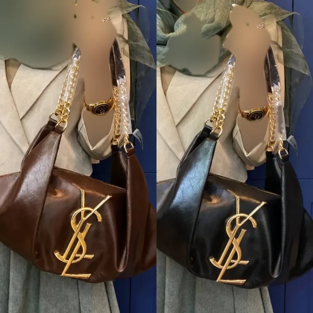 کیف زنانه یاشیل چرم مجلسی و اسپرت در دو رنگ مشکی و شکلاتی