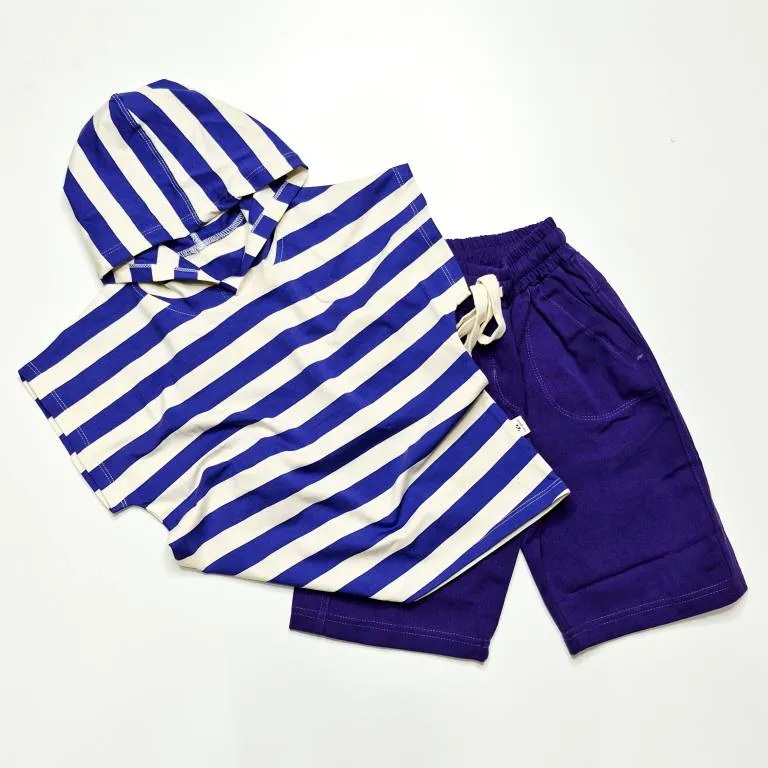 ست وست و شلوارک دخترانه پنبه ترک سایز 2 تا 14 سال
