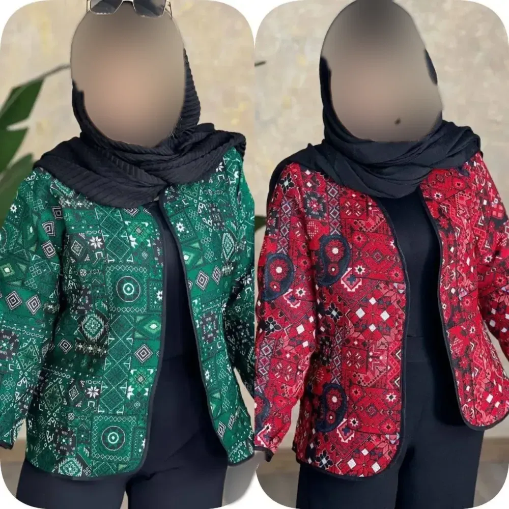 کت زنانه گلیمی جنس تافته سوزن دوزی سنتی فری سایز 36 تا 46