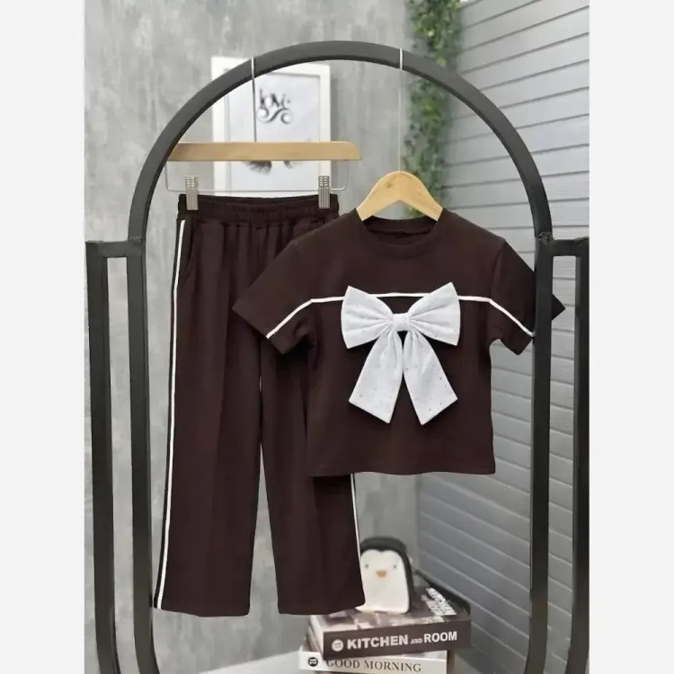 ست دوتیکه مریمی دخترانه جنس دونخ پنبه 100٪ مغزی دوزی شده