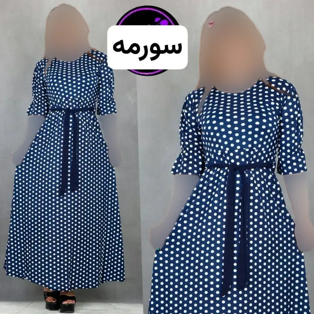 پیراهن ساحلی زنانه مدل ملیسا جنس فلامنت فول کش سایز بزرگ 38 تا 50