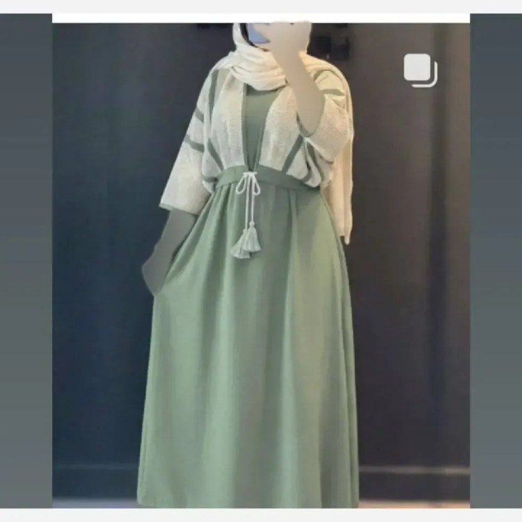 ست کت و سارافون زنانه جنس شانتون و حصیری سایز 38 تا 46 (2)