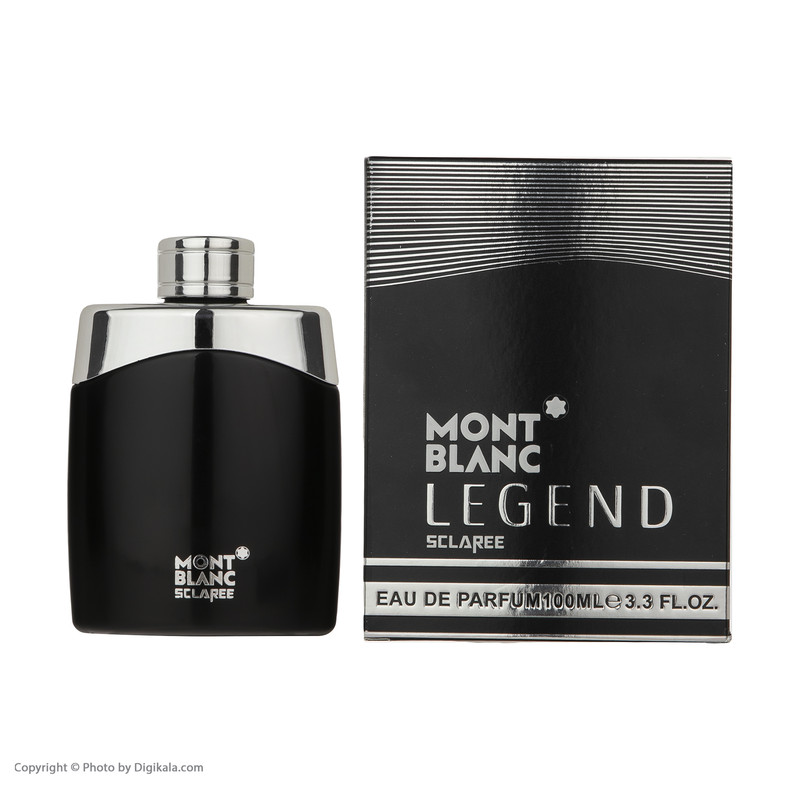 ادو پرفیوم مردانه اسکلاره مدل Mont Blanc Legend با رایحه شیرین و خنک حجم 100 میلی لیتر