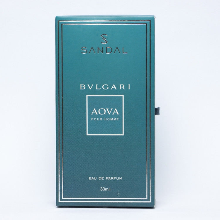 عطر جیبی مردانه صندل مدل آکوا بولگاری حجم 33 میلی لیتر