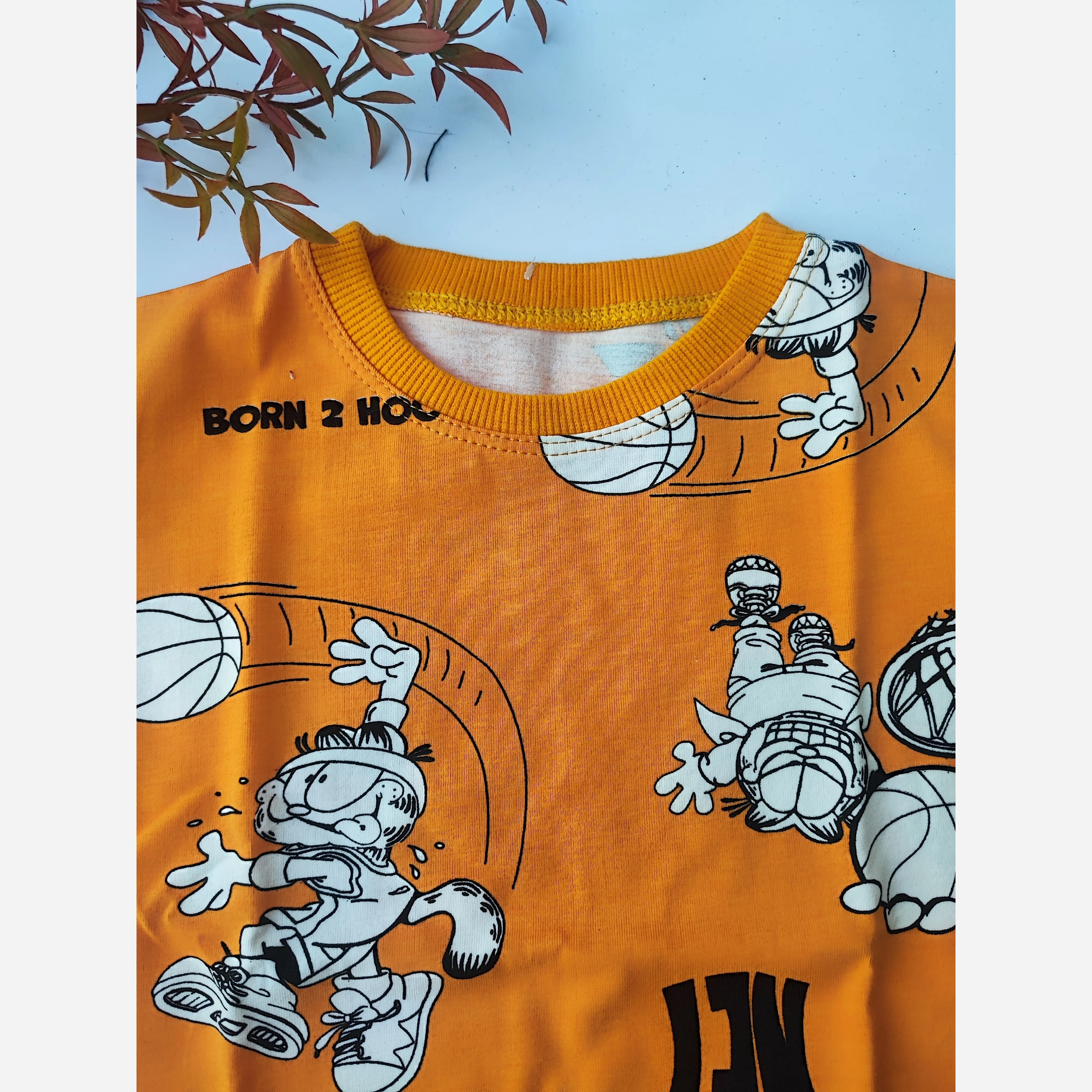 تیشرت تک بچگانه گارفیلد با جنس پنبه لاکرا در سه سایز 35 تا 45 و سه رنگ زیبا