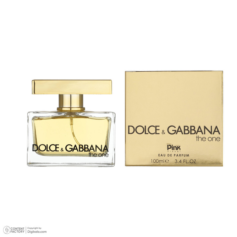 ادو پرفیوم زنانه پینک ویژوآل مدل DOLCE GABBANA The One حجم 100 میلی لیتر