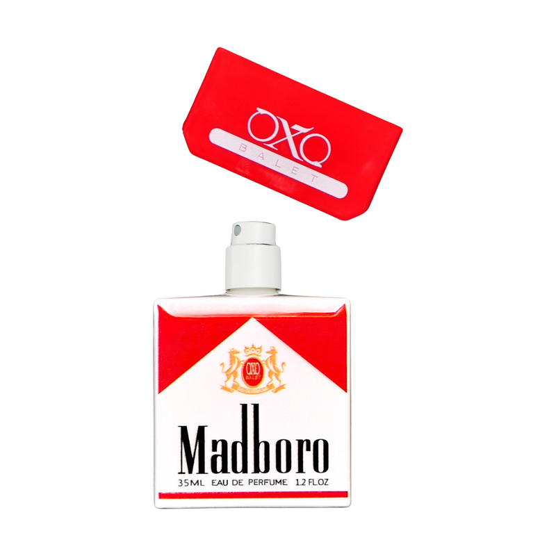 عطر جیبی مردانه اکس بالت مدل madboro red با رایحه گرم حجم 35 میلیلیتر
