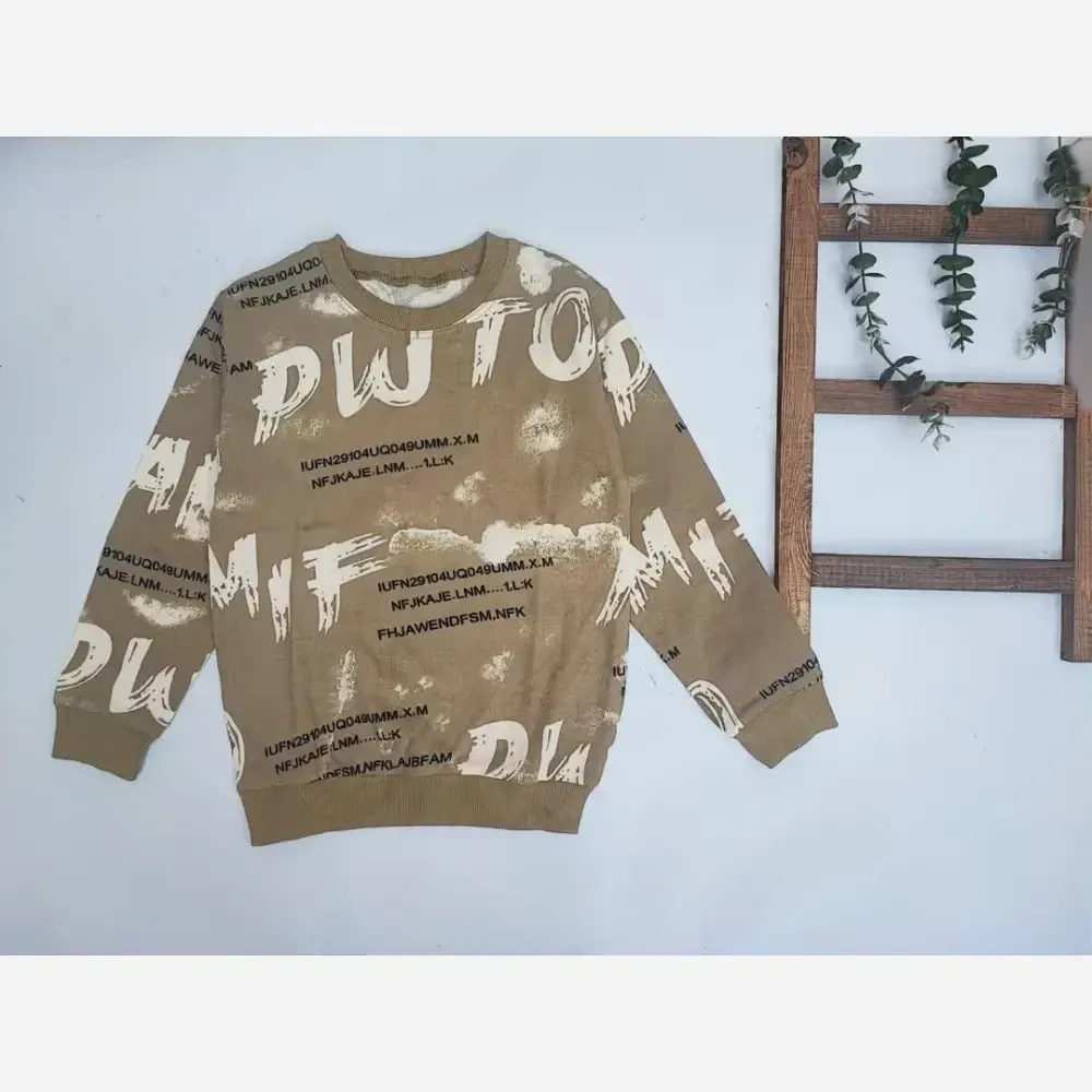 بلوز تک بچهگانه آستین بلند در سه رنگ جذاب مناسب بهار و پاییز سایز 45 تا 55