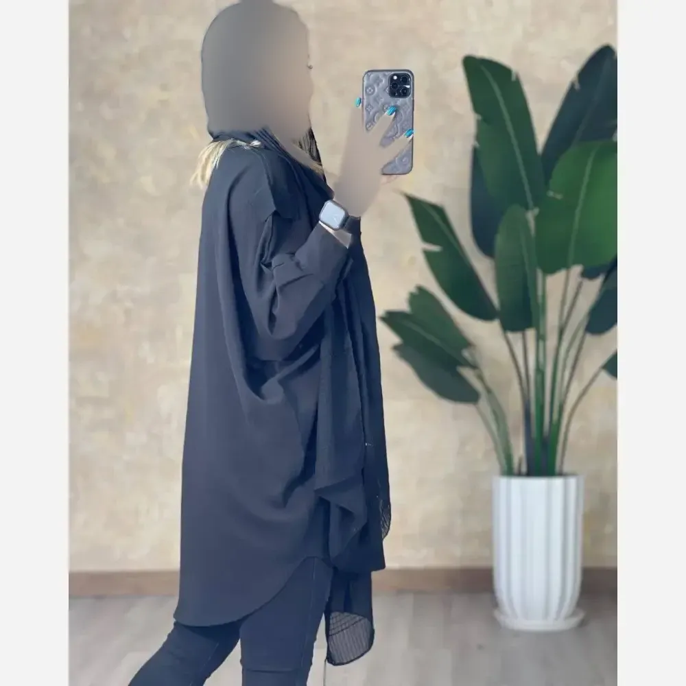 پانچ زنانه داکرون مشکی فری سایز 36 تا 46 (2)