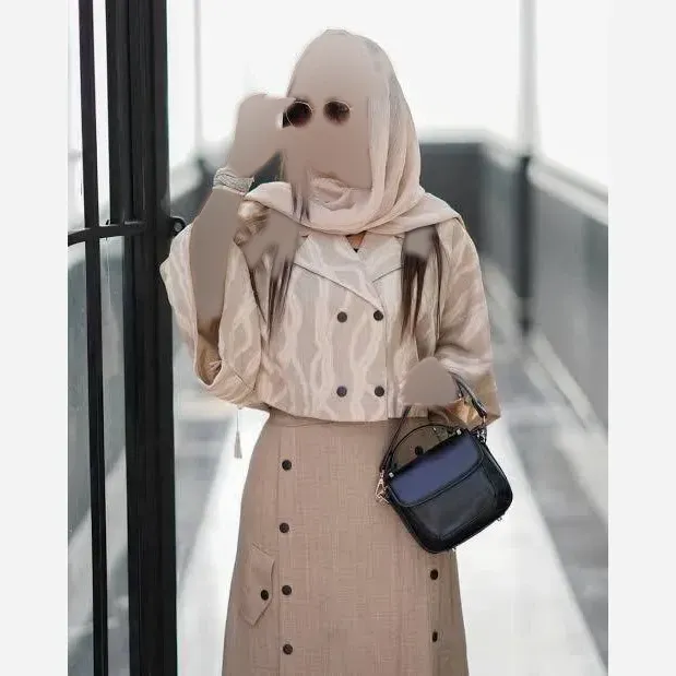 ست شومیز ژاکار کسمه و شلوار شانتون زنانه فری سایز 36 تا 46 (2)