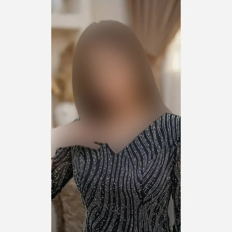ماکسی زنانه مجلسی سایز بزرگ کرپ حریر نگیندار قد 150