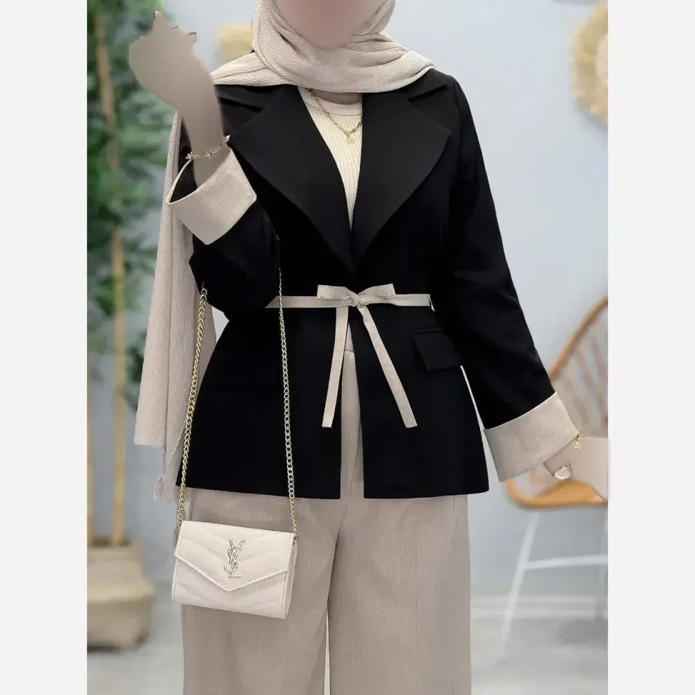کت و شلوار زنانه مزونی مدل موژان جنس صوفیا ژاکارد درجه یک سایز 38 تا 50