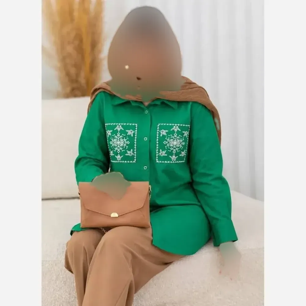 تونیک مانتویی لنین مدل کاکوتی فری سایز 38 تا 46