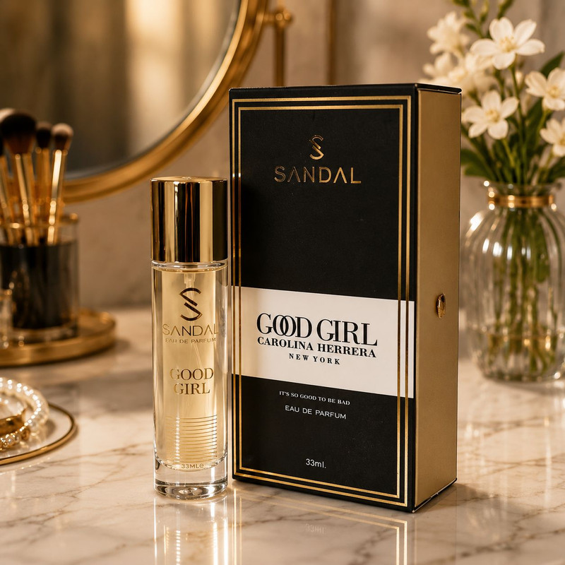 عطر جیبی زنانه صندل مدل گود گرل حجم 33 میلی لیتر