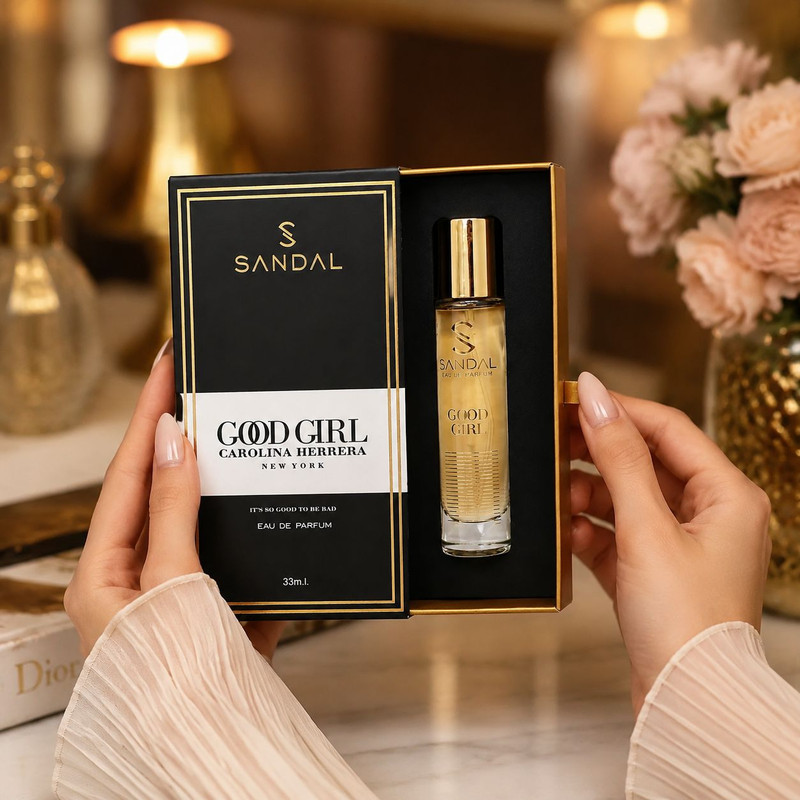 عطر جیبی زنانه صندل مدل گود گرل حجم 33 میلی لیتر