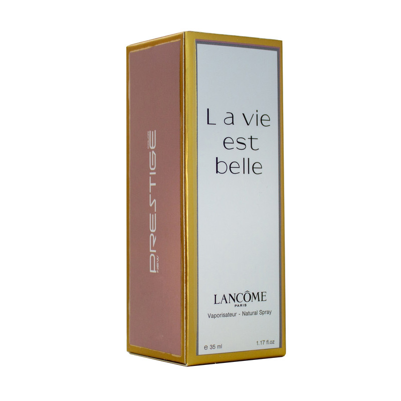 عطر جیبی زنانه نیو پرستیژ کالر مدل La Vie Est Belle حجم 35 میلی لیتر