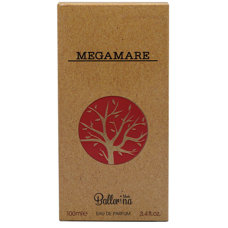 ادوپرفیوم بالرینا مدل مگاماره MEGAMARE با رایحه خنک، تلخ حجم 100 میلیلیتر