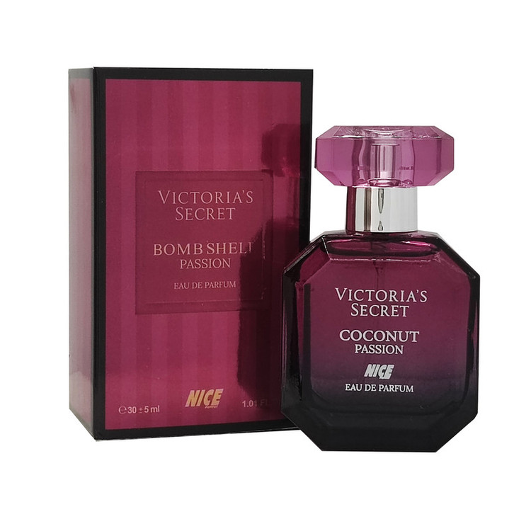 عطر جیبی زنانه نایس پاپت مدل Victoria Secret Coconut Passion با رایحه شیرین حجم 30 میلیلیتر