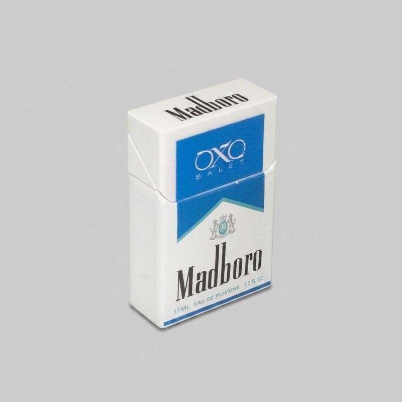 عطر جیبی مردانه اکس بالت مدل madboro blue با رایحه خنک حجم 35 میلیلیتر