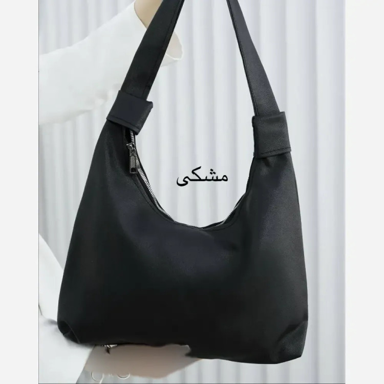 کیف دوشی زنانه چرمی بند گره ای ابعاد 30 در 40 سانتی متر