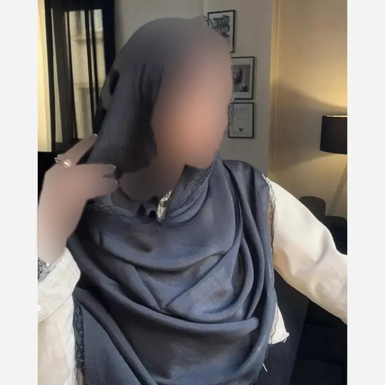 شال پلیسه لبه توری مجلسی سایز بزرگ ابعاد 180 در 75 سانتی متر