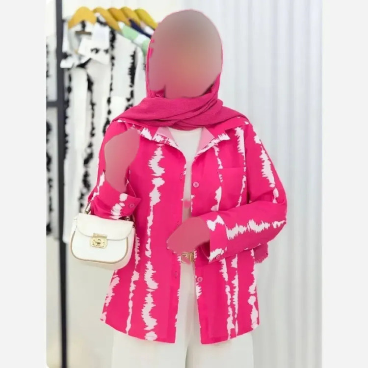 شومیز زنانه جنس بوگاتی درجه یک سایز 38 تا 46