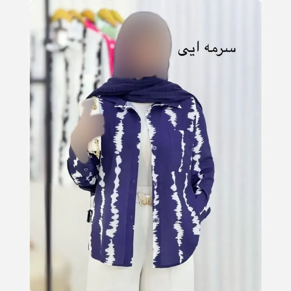 شومیز زنانه جنس بوگاتی درجه یک سایز 38 تا 46