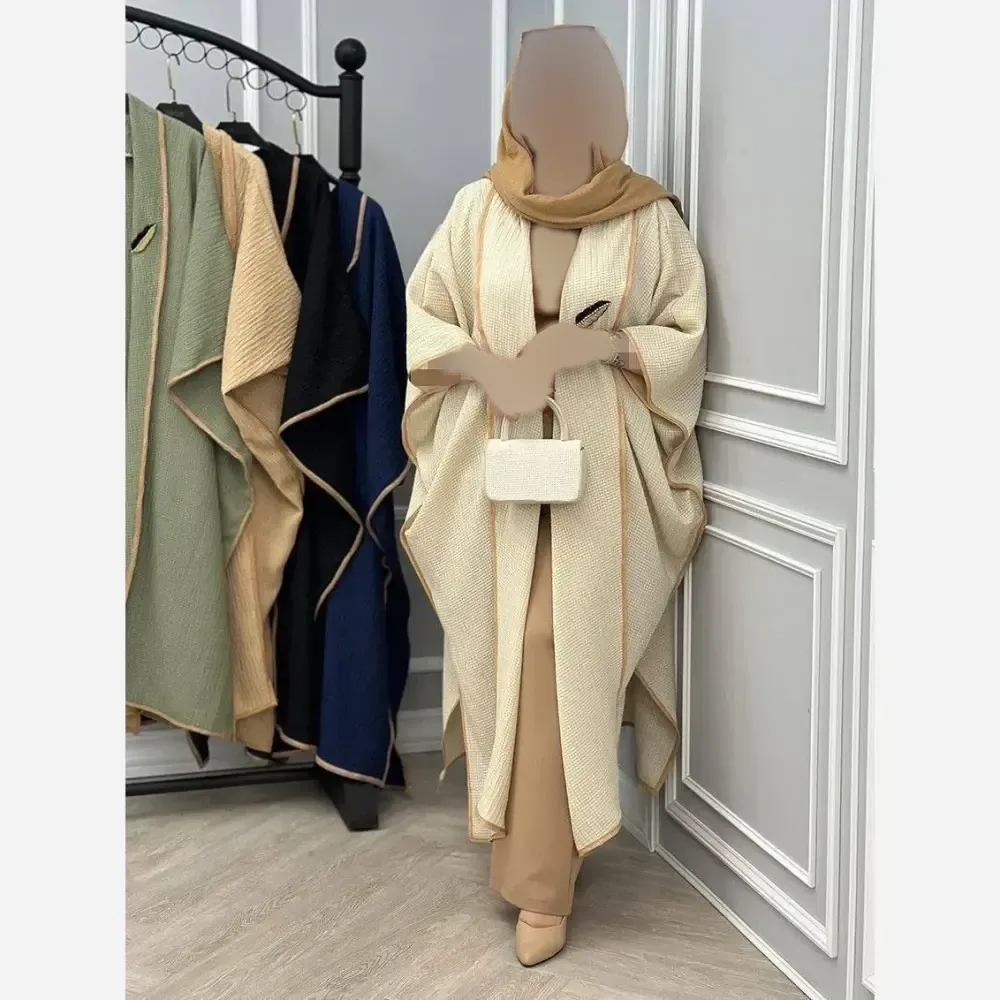 مانتو حصیری مدل میخک قد 120 قواره آزاد سایز فری 38 تا 52 رنگبندی مشکی کرم نسکافه ای سبز روشن