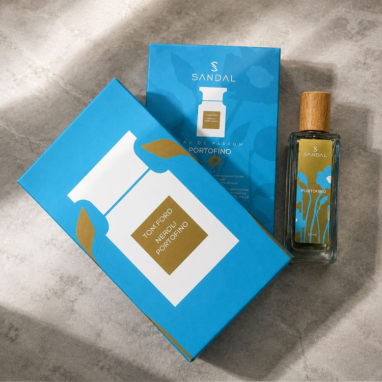 ادو پرفیوم مردانه صندل مدل tomford portofino با رایحه خنک حجم 50 میلی لیتر
