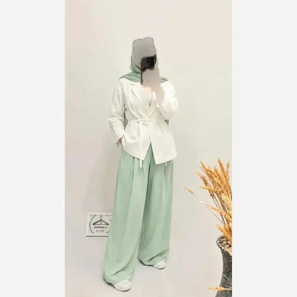 کت شلوار زنانه مازراتی کجراه درجه یک سایز 38 تا 54