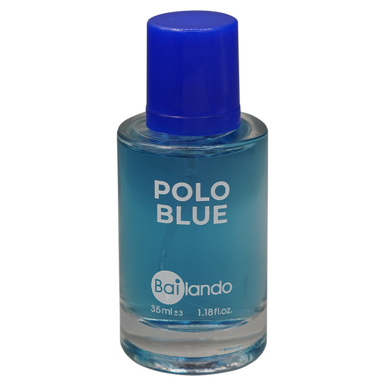 عطر جیبی مردانه بایلندو مدل POLO BLUE با رایحه خنک حجم 35 میلیلیتر