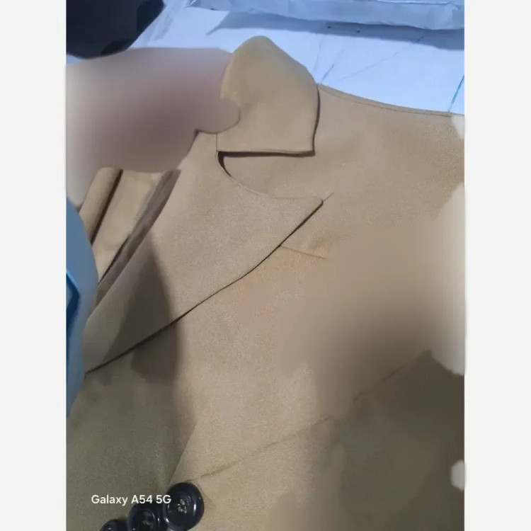 کت و شلوار زنانه کرپ اسکاچی لاییدار سایز 38 تا 46