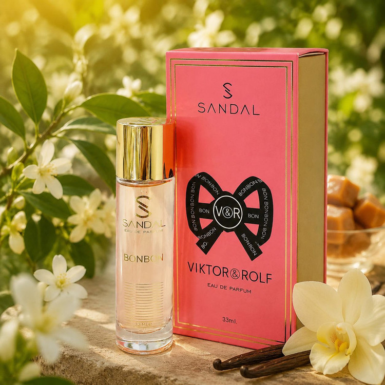 عطر جیبی زنانه صندل مدل بن بن حجم 33 میلی لیتر