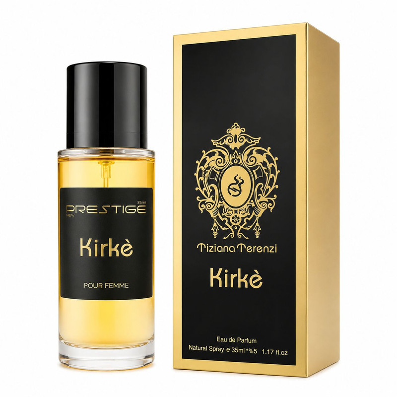 عطر جیبی نیو پرستیژ کالر مدل Kirke با رایحه شیرین و گلی حجم 35 میلیلیتر