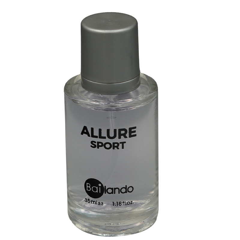 عطر جیبی مردانه بایلندو مدل آلور اسپورت ALLURE SPORT با رایحه شیرین حجم 35 میلیلیتر