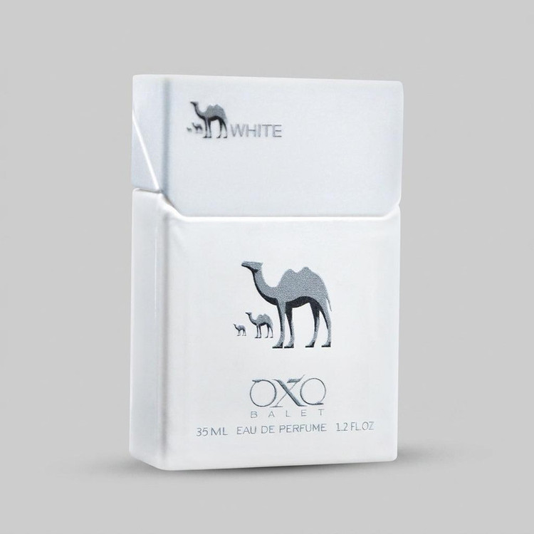 عطر جیبی زنانه اکس بالت مدل camels white با رایحه خنک حجم 35 میلیلیتر