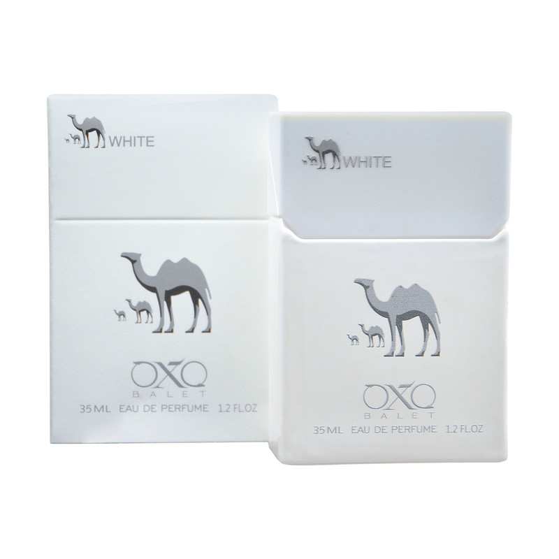 عطر جیبی زنانه اکس بالت مدل camels white با رایحه خنک حجم 35 میلیلیتر