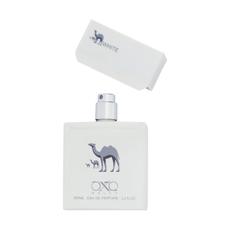 عطر جیبی زنانه اکس بالت مدل camels white با رایحه خنک حجم 35 میلیلیتر
