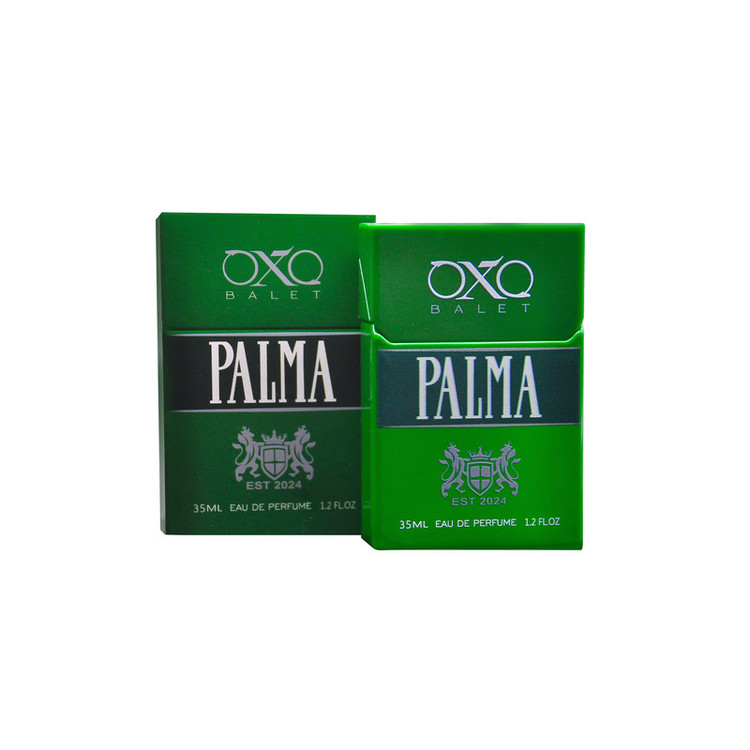 عطر جیبی مردانه اکس بالت مدل palma green با رایحه گرم حجم 35 میلیلیتر
