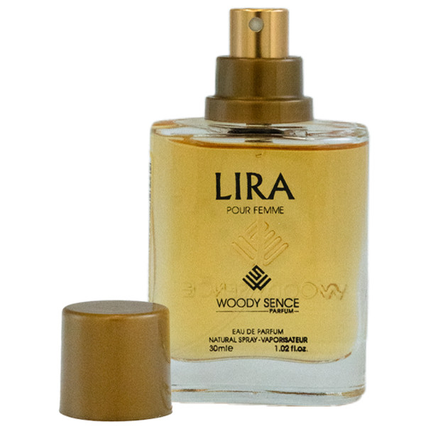 عطر جیبی زنانه وودی سنس مدل LIRA حجم 30 میلی لیتر