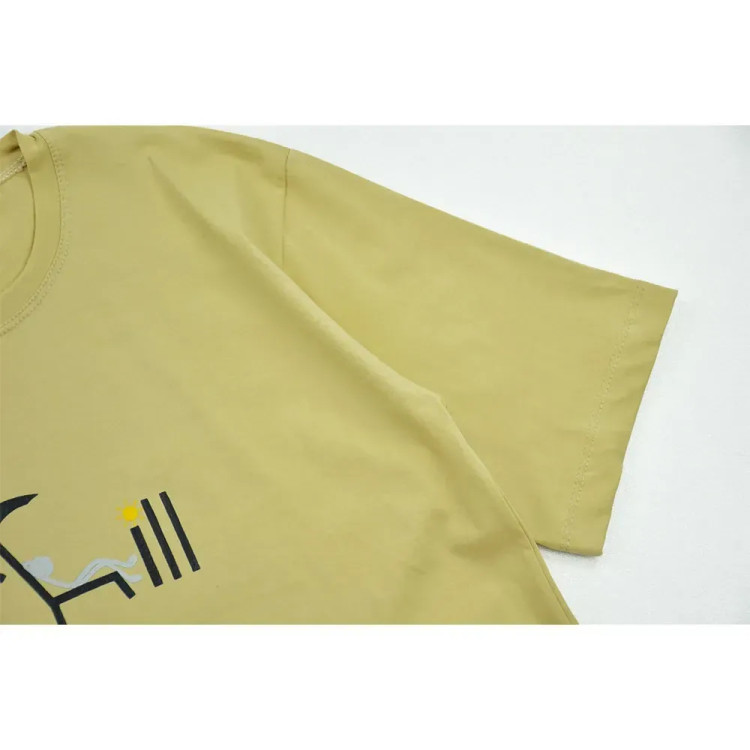 تیشرت باکسی زنانه طرح chill جنس پنبه یقه گرد تک سایز