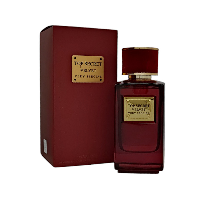 ادوپرفیوم زنانه تاپ سکرت مدل Vevlet Baccarat Rouge با رایحه گرم حجم 100 میلی‌لیتر
