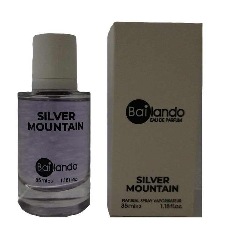 عطر جیبی بایلندو مدل سیلور مونتاین با رایحه خنک حجم 35 میلیلیتر