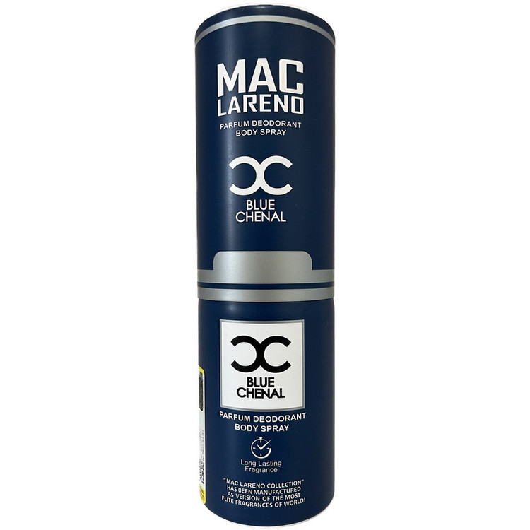 اسپری بدن مردانه مک لارنو مدل Bleu de Chanel حجم 200 میلی لیتر