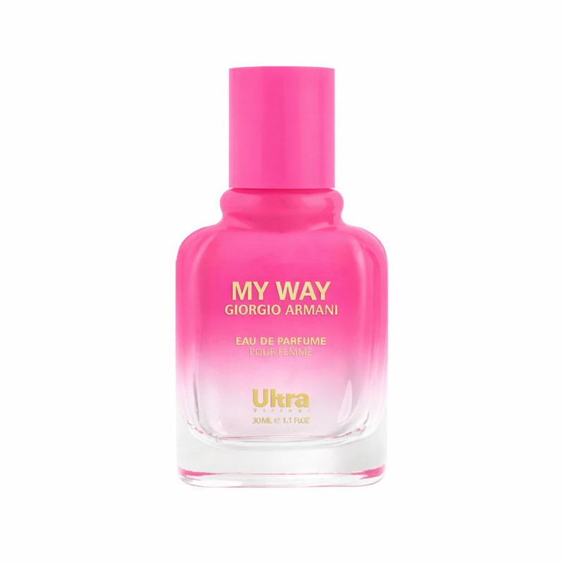 عطر جیبی زنانه اولترا ویرچوآل مدل My Way با رایحه شیرین و گلی حجم 30 میلیلیتر
