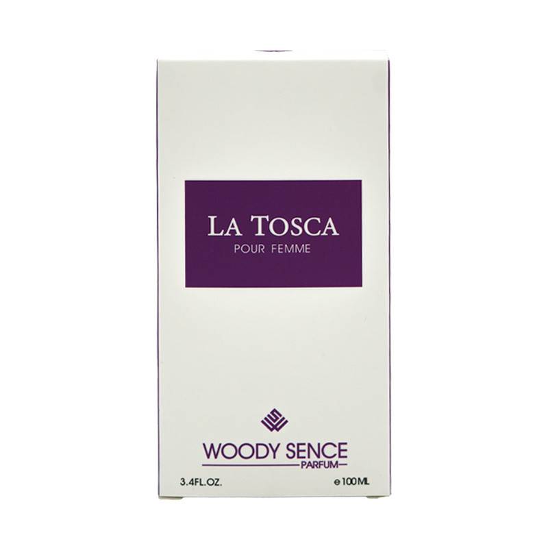 ادوپرفیوم زنانه وودی سنس مدل LA TOSCA با رایحه شیرین حجم 100 میلیلیتر