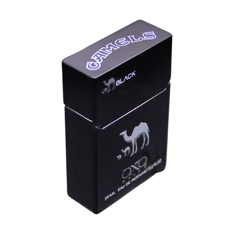 عطر جیبی مردانه اکس بالت مدل camels black با رایحه خنک حجم 35 میلیلیتر