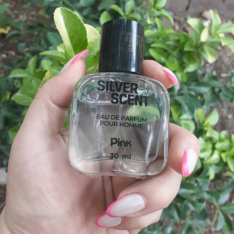 عطر جیبی مردانه پینک ویژوال مدل SILVER SCENT حجم 30 میلی لیتر