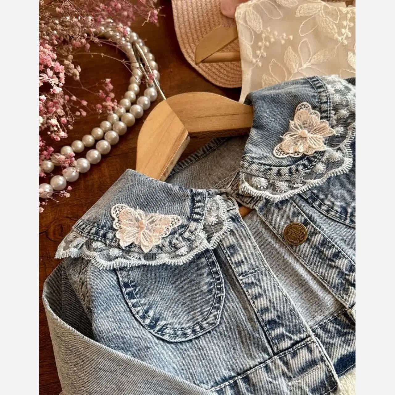 ست کت و سارافون دخترانه مجلسی آستردار مناسب 1.5 تا 7 سال