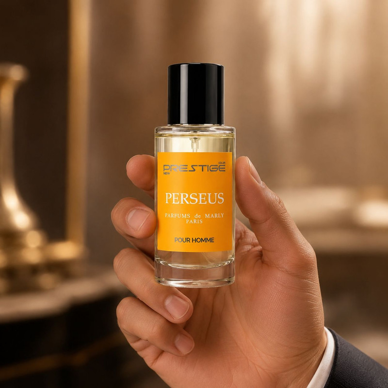 عطر جیبی مردانه نیو پرستیژ کالر مدل Perseus با رایحه شیرین و مرکباتی حجم 35 میلیلیتر